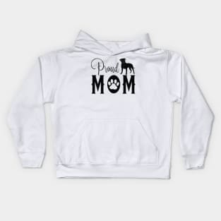 Proud Dog Mom - Staffordshire Bull Terrier Kids Hoodie